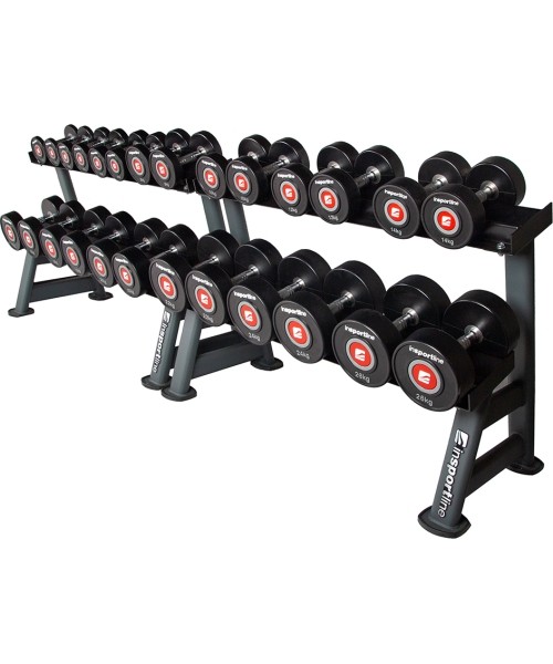 Chrome Dumbbells inSPORTline: Single-Handed Dumbbell Set inSPORTline Profi 2 x 2-26 kg