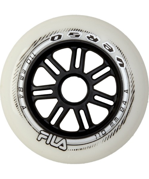 Spare Wheels for Skates Fila: Inline Wheels Fila 110 mm/84 A – 6-Pack