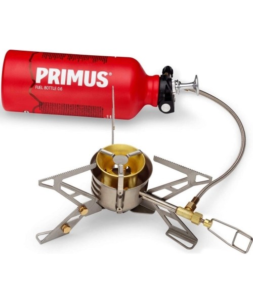 Kaasaskantavad pliidid ja gaasipatareid Primus: Multi-Fuel Stove Primus OmniFuel II w/ Fuel Bottle, ErgoPump & Pouch 0.6 L