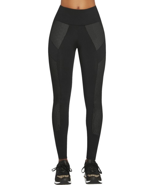 High Waist Leggings Bas Bleu: Moteriškos tamprės Bas Bleu Misty Black