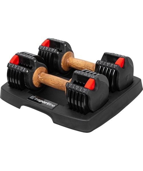 Adjustable Dumbbells inSPORTline: Adjustable Single-Handed Dumbbell Set inSPORTline IRONER 15