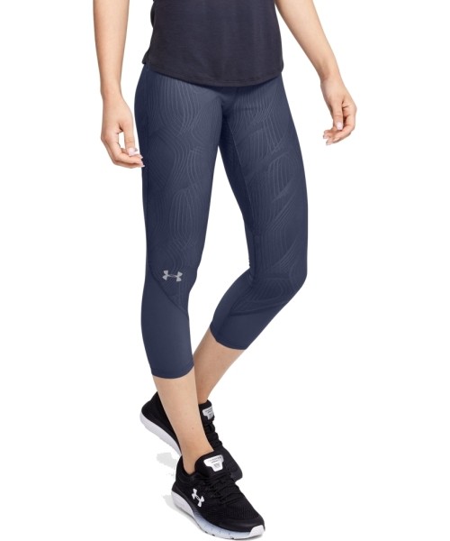 Naiste säärised Under Armour: Moteriškos Capri kelnės Under Armour Fly Fast Jacquard Crop