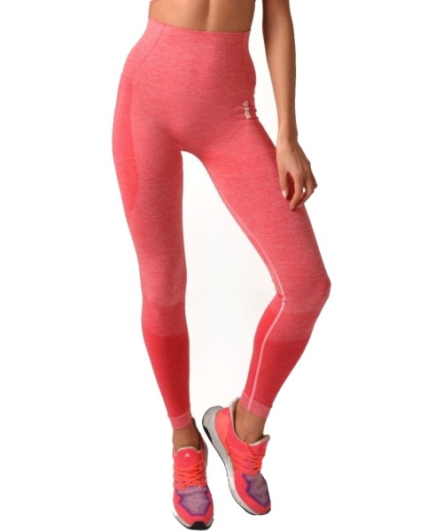 High Waist Leggings Boco Wear: Moteriškos tamprės Boco Wear Raspberry Melange Push Up