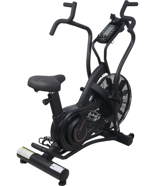 Exercise Bikes inSPORTline: Dviratis treniruoklis su oro pasipriešinimu inSPORTline Airbike PRO (iki 160kg, smagr. 4.8kg)