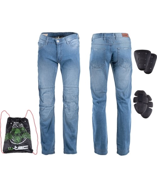 Men's Motorcycle Jeans W-TEC: Vyriški Kevlar moto džinsai W-TEC Shiquet