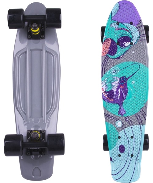 Rula Penny : Penny Board Fish Print 22"