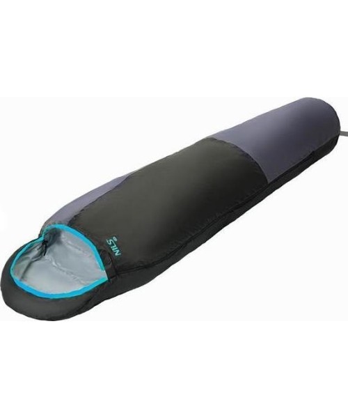 Sleeping Bags Nils Camp: NC1705 ULTRA LIGHT SLEEPING BAG BLACK AND MINT NILS CAMP