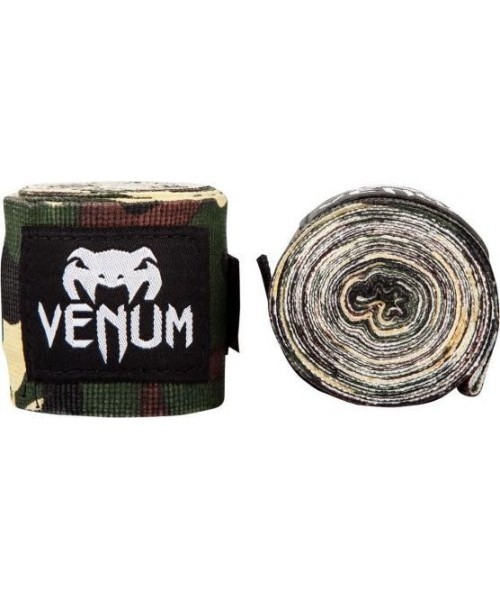 Boxing Wraps & Gel Undergloves Venum: Venum Kontact Boxing Handwraps - 4.5m - Camo