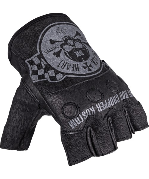 Men's Chopper Gloves W-TEC: Motociklininko pirštinės W-TEC Black Heart Wipplar