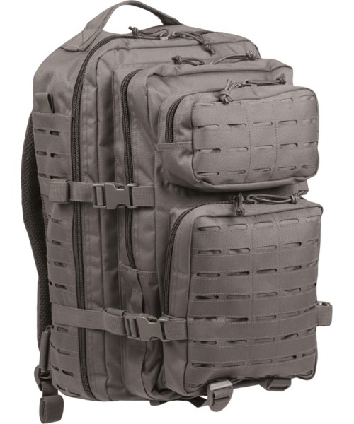 Seljakotid matkale MIL-TEC: URBAN GREY OD LASER CUT ASSAULT BACKPACK LG