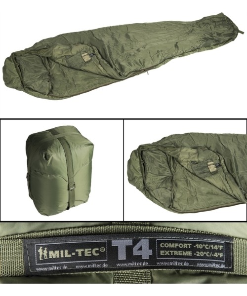 Sleeping Bags MIL-TEC: OD TACTICAL 4 SLEEPING BAG