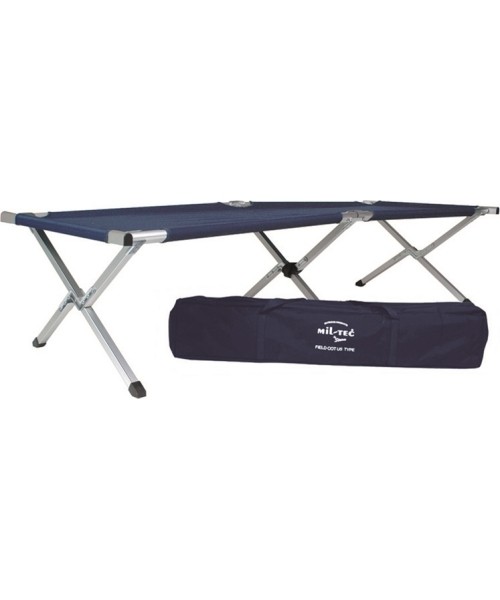 Loungers & Cots MIL-TEC: DARK BLUE US STYLE ALU.FOLDING COT W.BAG