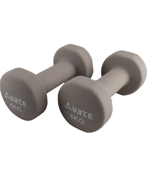 Dumbbells for Aerobics Yate: Neopreniniai fitneso hanteliai Yate 2vnt. x 4kg