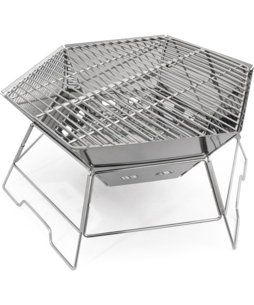 Söegrillid Origin Outdoors: Sulankstomas grilius Origin Outdoors Grill and Fire Bowl Hexagon, 40x45cm