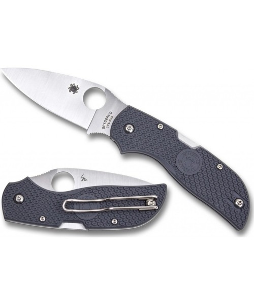 Hunting and Survival Knives Spyderco, Inc.: Folding Knife Spyderco C152PGY Chaparral, Gray