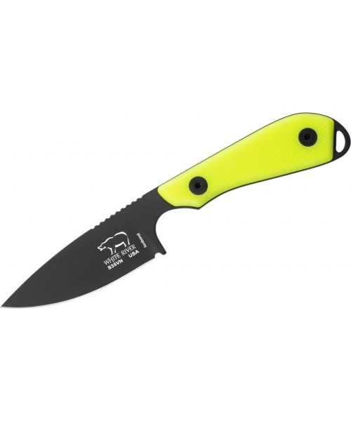 Hunting and Survival Knives White River Knife and Tool, Inc.: Knife White River M1 Backpacker Pro, Yellow