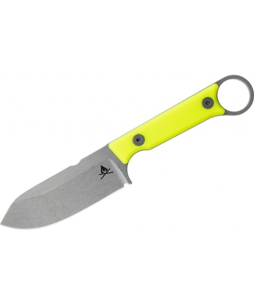 Hunting and Survival Knives White River Knife and Tool, Inc.: Knife White River Firecraft 3.5 Pro, Yellow