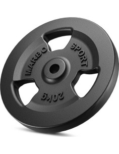 Steel inSPORTline Plates Marbo Sport: Ketaus svoris Marbo Sport 20 kg