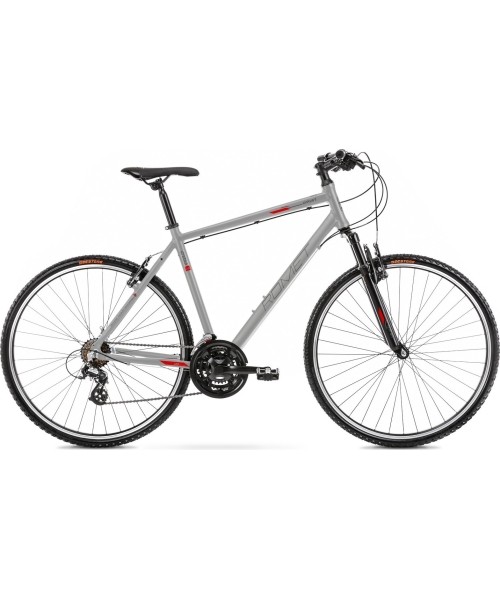 City Bikes Romet: Dviratis Romet Orkan M 2024 graphite-red