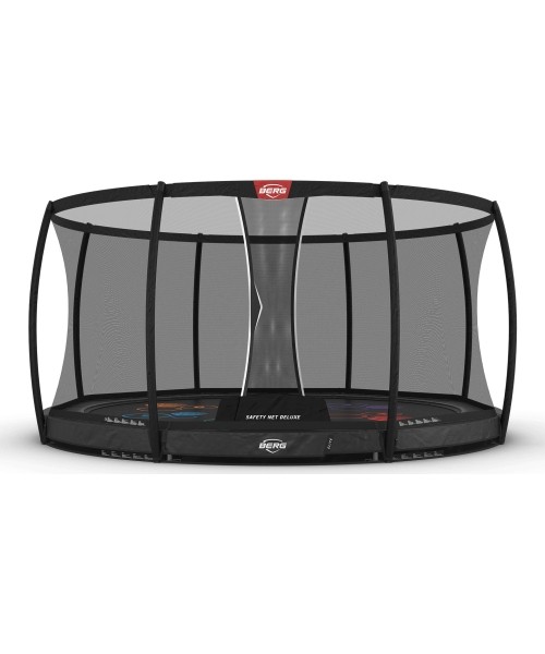 In-ground trampolines BERG: BERG Elite InGround 430 Grey Levels + Safety Net Deluxe