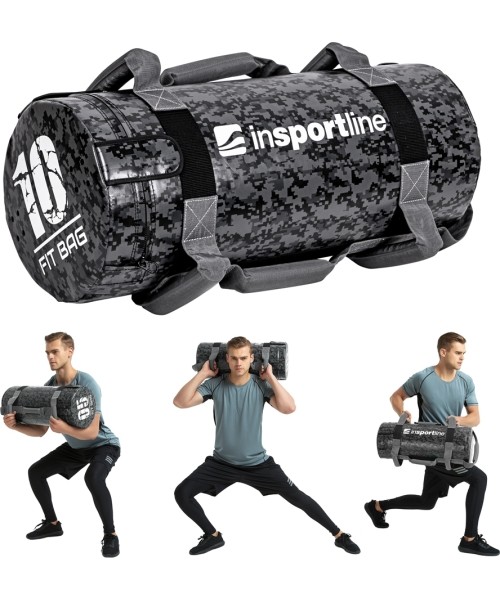 Power Bags inSPORTline: Jėgos maišas su rankenomis inSPORTline FitBag Camu 10kg