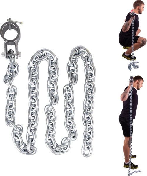 Barbell Bar Chains inSPORTline: Grandinė svorių kėlimui inSPORTline Chainbos 15kg