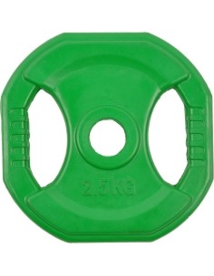 Rubber-Coated Ruberton Plates inSPORTline: Square Rubber-Coated Weight Plate inSPORTline Pump 2.5 kg