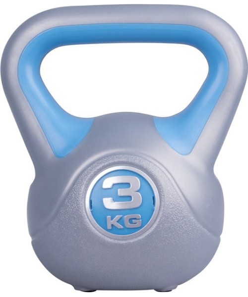 Neoprene Kettlebells inSPORTline: Vinilinė gira cementiniu užpildu inSPORTline 3 kg