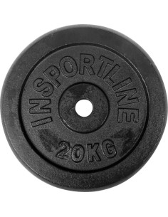 Steel inSPORTline Plates inSPORTline: Plieninis svoris grifui 30mm inSPORTline 20kg