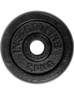 Terasest inSPORTline kettad inSPORTline: Terasest kaaluplaat inSPORTline Blacksteel 2,5 kg