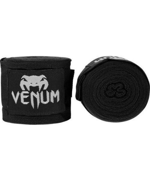 Boxing Wraps & Gel Undergloves Venum: Bintai boksui Venum Kontact, 4,5 m - Black