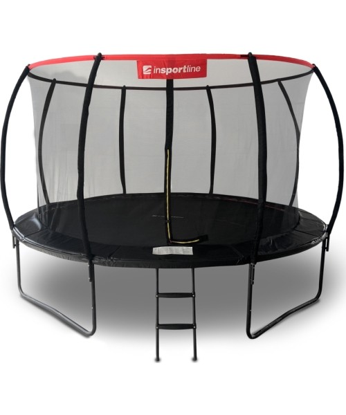 On-ground trampolines inSPORTline: Batutas su apsauginiu tinklu inSPORTline Flea PRO, 366 cm