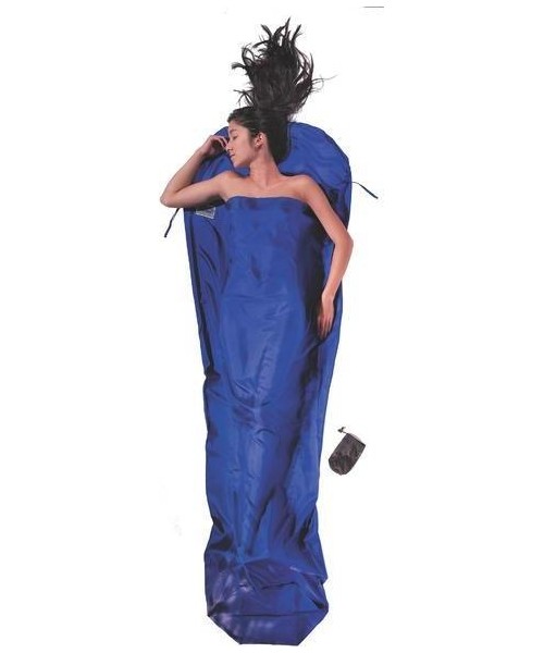 Sleeping Bags Cocoon: MummyLiner Cocoon, Silk, Ultramarine Blue