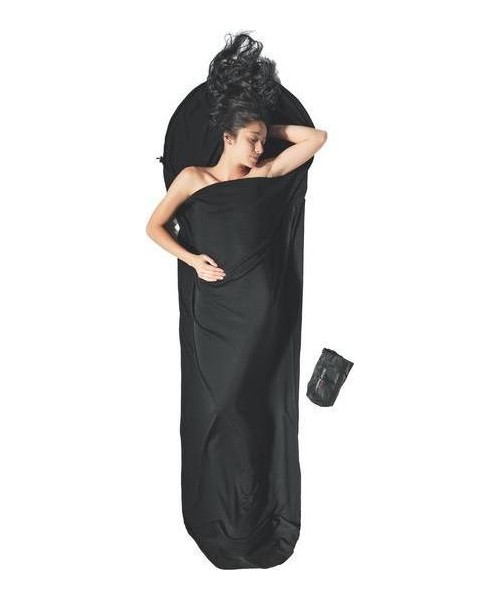 Sleeping Bags Cocoon: Mummy Liner Cocoon, Merino Wool, Black