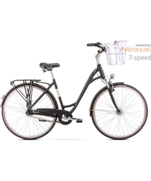 City Bikes Romet: Dviratis Romet Art Deco Lux 28" Alu 2022 black