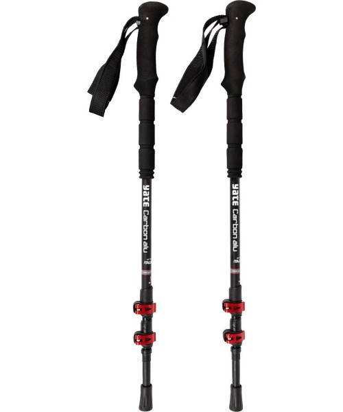 Nordic Walking Poles Yate: Trekingo teleskopinės lazdos Yate, anglies pluošto