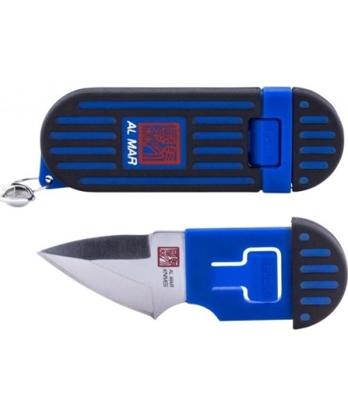 Hunting and Survival Knives Al Mar Knives: Key-chain Knife Al Mar Stinger 1001BKBL, Blue