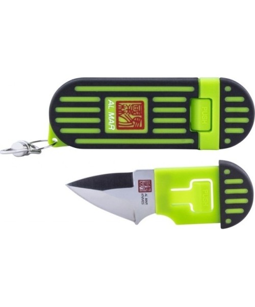 Hunting and Survival Knives Al Mar Knives: Key-chain Knife Al Mar Stinger 1001BKG, Green