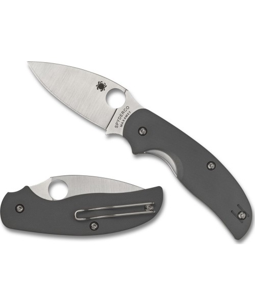 Hunting and Survival Knives Spyderco, Inc.: Folding Knife Spyderco C123GPGY Sage 1, Cool Gray