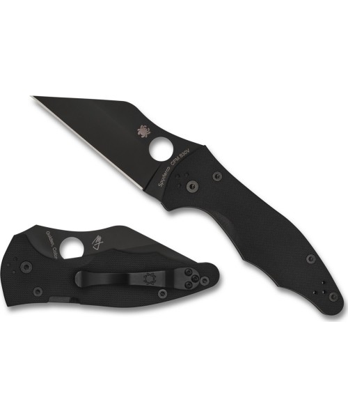 Jahi- ja ellujäämisnoad Spyderco, Inc.: Folding Knife Spyderco C85GPBBK2 Yojimbo 2, All Black