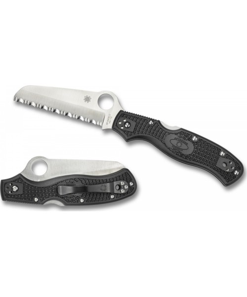 Hunting and Survival Knives Spyderco, Inc.: Sulankstomas peilis Spyderco C14SBK3 Rescue 3, juodas