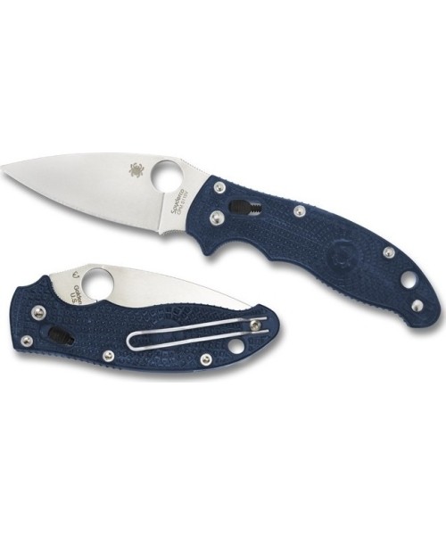 Hunting and Survival Knives Spyderco, Inc.: Folding Knife Spyderco C101PDBL2 Manix 2, Dark Blue