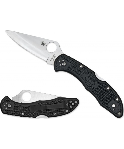 Hunting and Survival Knives Spyderco, Inc.: Sulankstomas peilis Spyderco C11PBK Delica 4, juodas