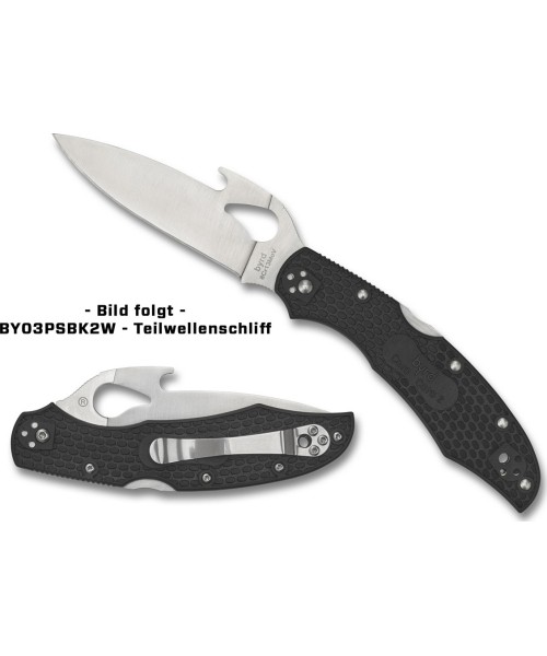 Hunting and Survival Knives Spyderco, Inc.: Folding Knife Spyderco BY03PSBK2W Cara Cara 2, Emerson Opener