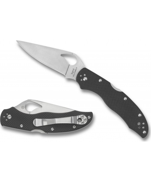 Jahi- ja ellujäämisnoad Spyderco, Inc.: Spyderco BY01GP2 Harrier 2 kokkupandav nuga, must