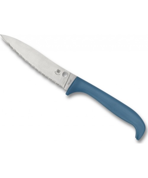 Cutlery Spyderco, Inc.: Knife Spyderco K20SBL Counter Puppy, Blue, SpyderEdge