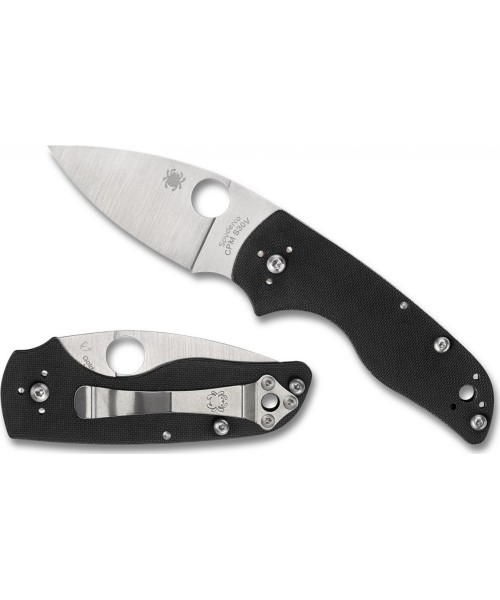 Hunting and Survival Knives Spyderco, Inc.: Folding Knife Spyderco C230NLGP Lil Native, Black