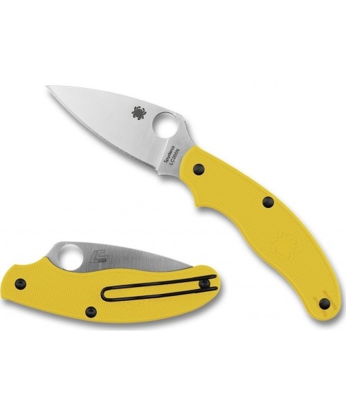 Jahi- ja ellujäämisnoad Spyderco, Inc.: Kokkupandav nuga Spyderco C94PYL UK Penknife, kollane