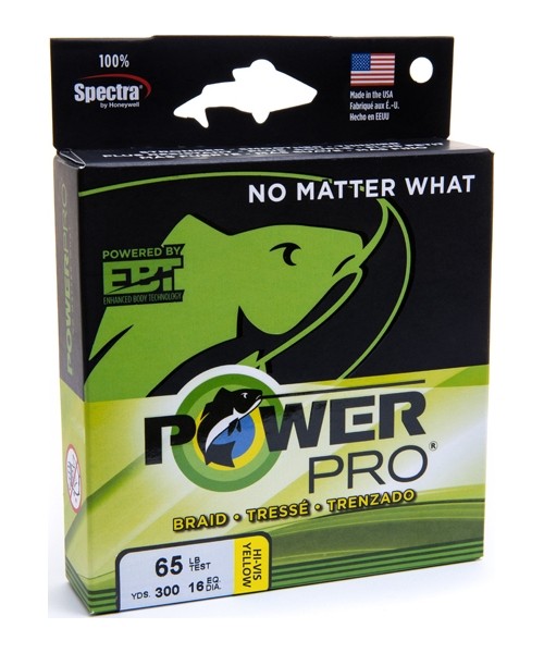 Fishing Lines & Leaders : Pintas valas Power Pro 275m, 0.13mm, 8kg, žalios spalvos