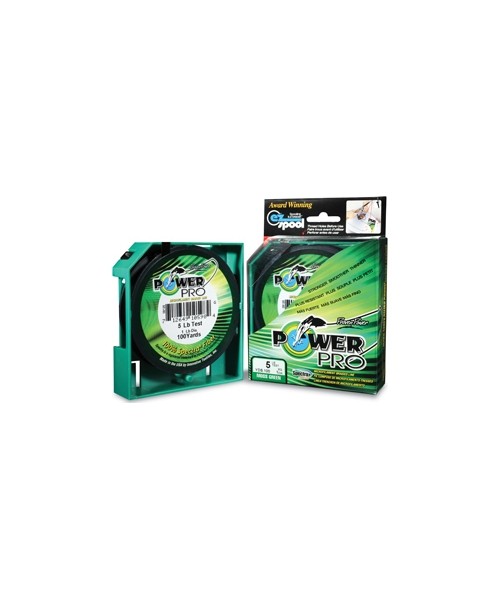 Fishing Lines & Leaders : Braided Line Power Pro 135m, 0.06mm, 3kg, Moss Green